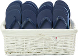 navy blue flip flops party pack